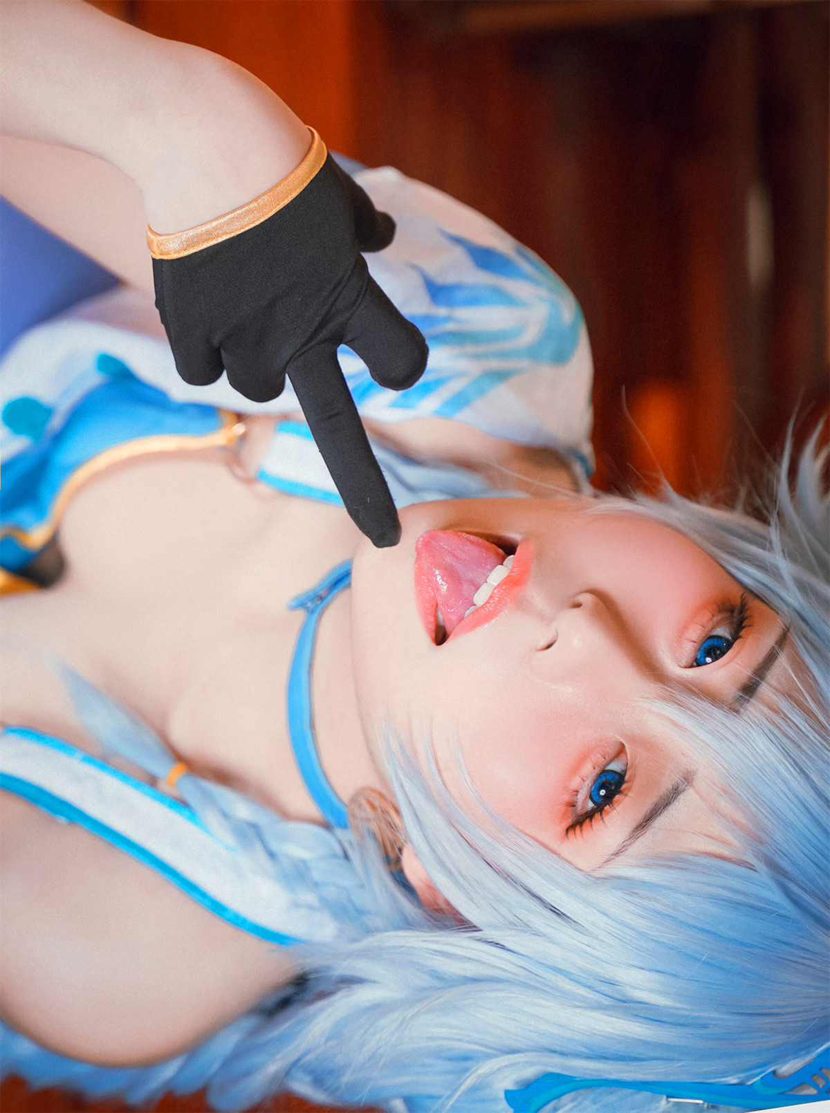 Cosplay 虎森森 少女前线 翠雀媚