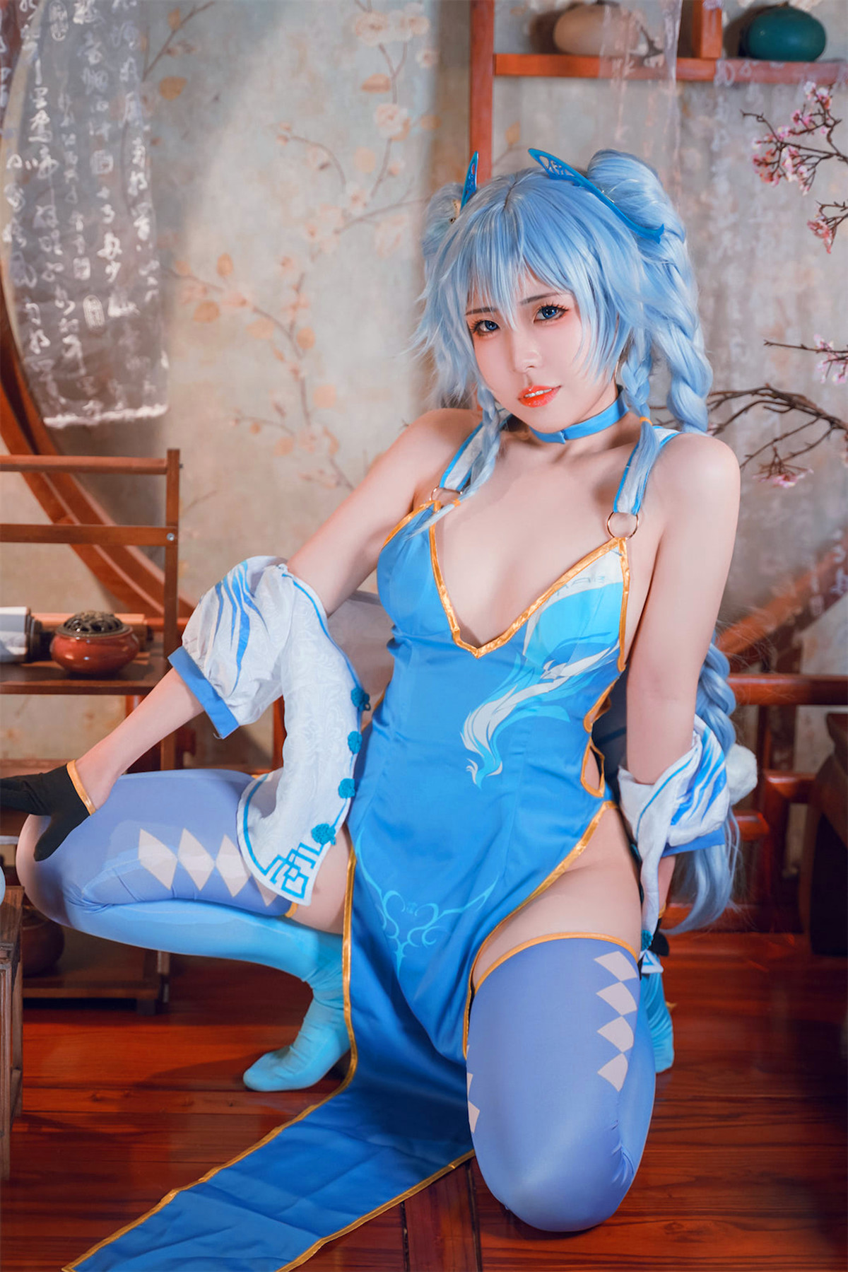 Cosplay 虎森森 少女前线 翠雀媚