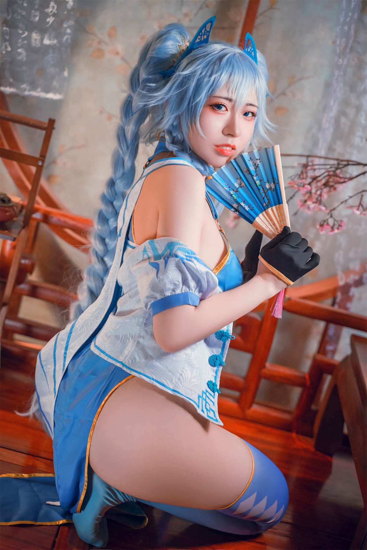 Cosplay 虎森森 少女前线 翠雀媚