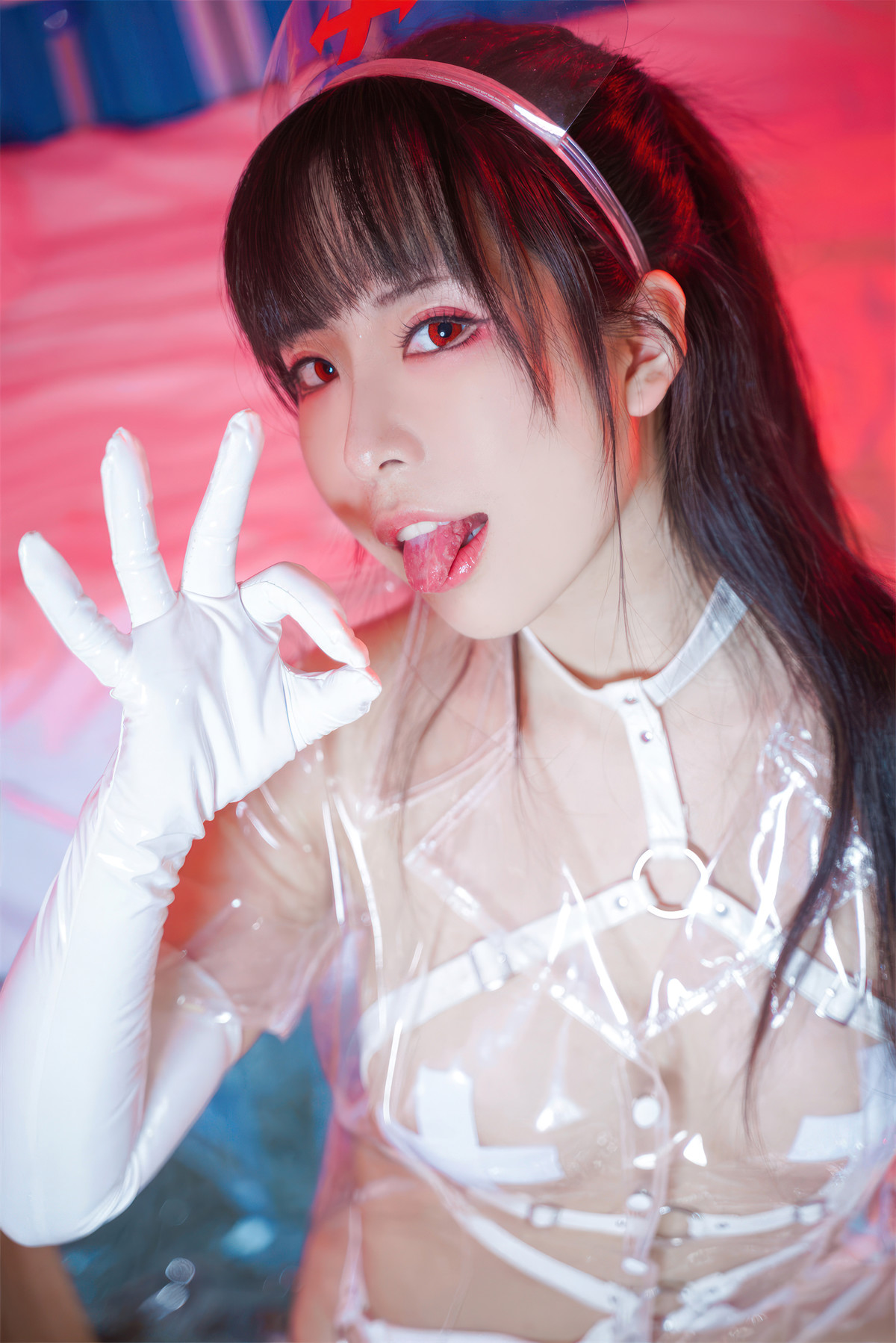 Cosplay 虎森森 透明护士 Transparent Nurse