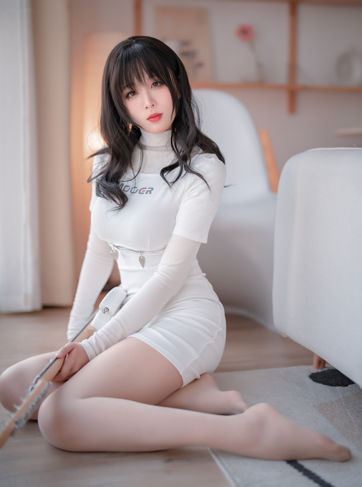 Cosplay 轩萧学姐 吉他妹妹肉丝