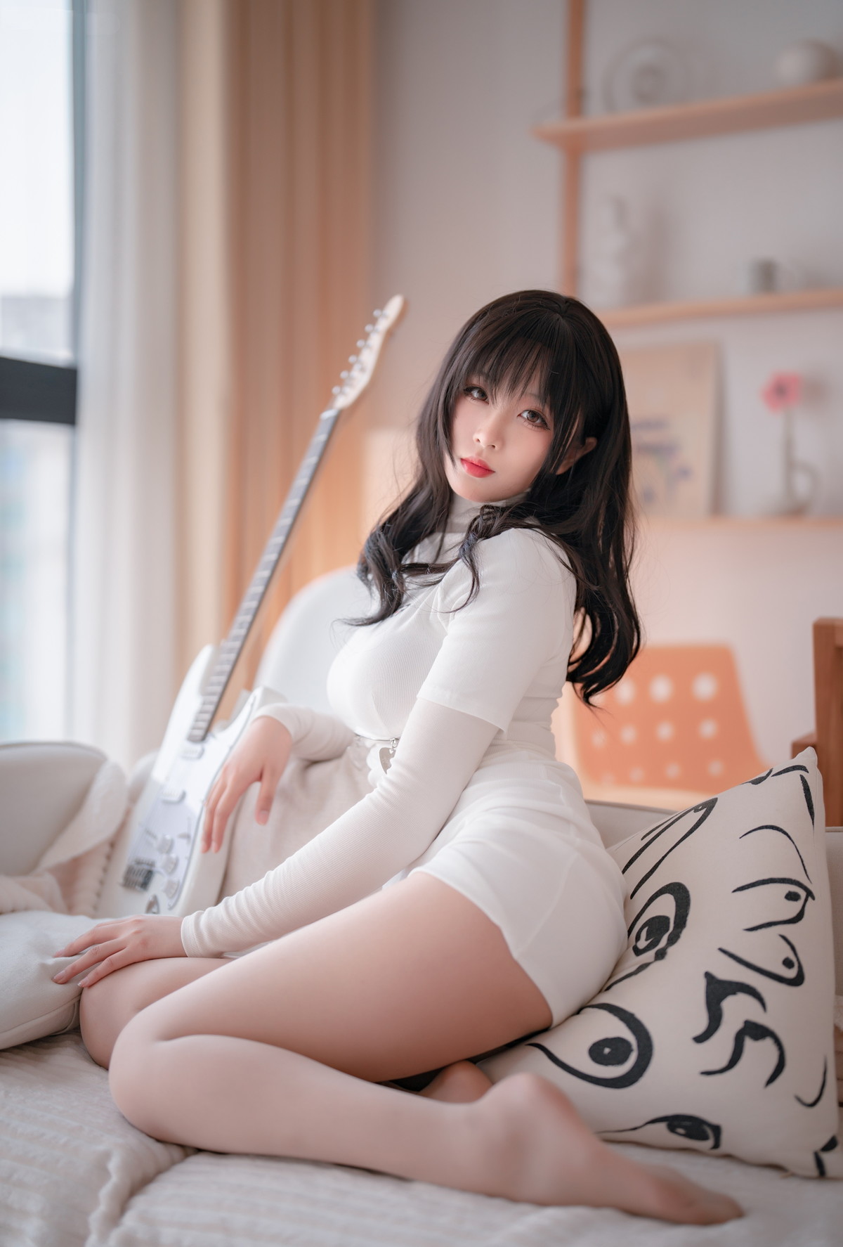 Cosplay 轩萧学姐 吉他妹妹肉丝