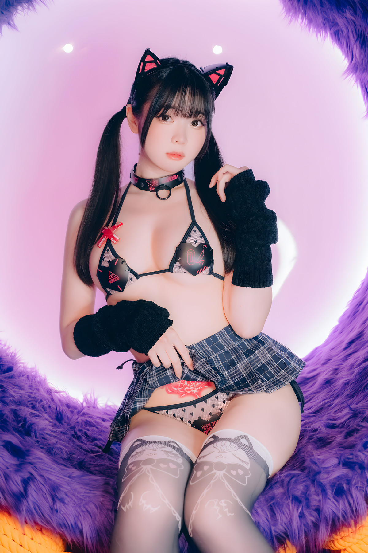 Cosplay 霜月shimo Cyber Shimo サイバー シモ Set.01