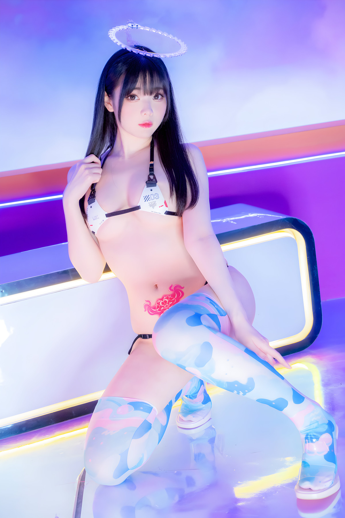 Cosplay 霜月shimo Cyber Shimo サイバー シモ Set.03