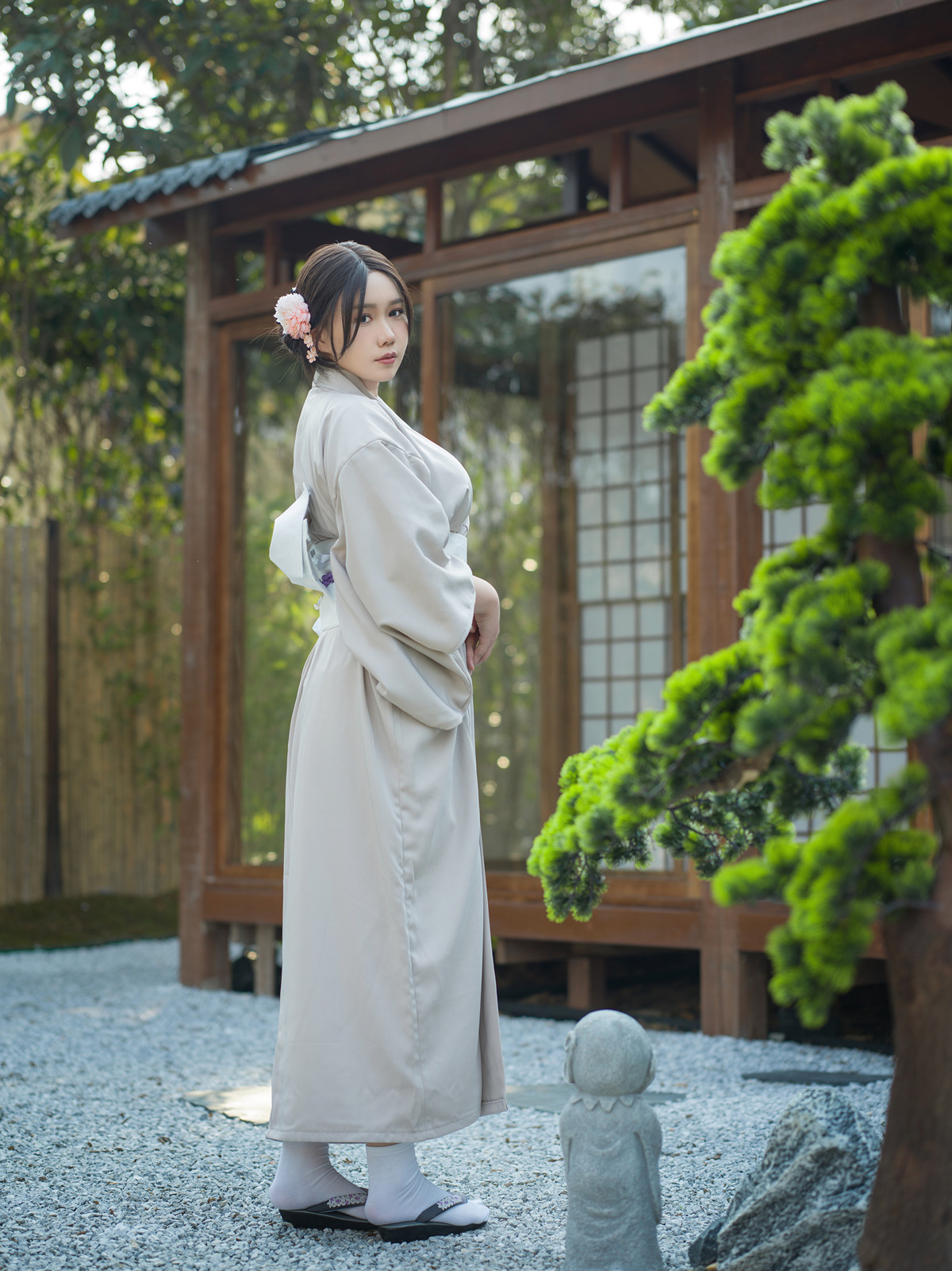 Cosplay 麻花麻花酱 兽耳和服 Kimono Set.01