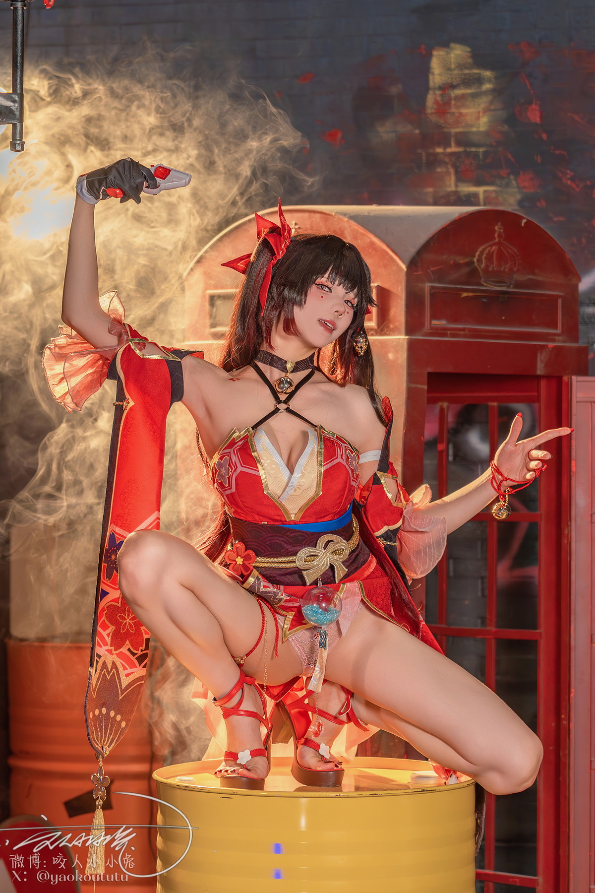 Cosplay 黏黏团子兔 星穹铁道-花火