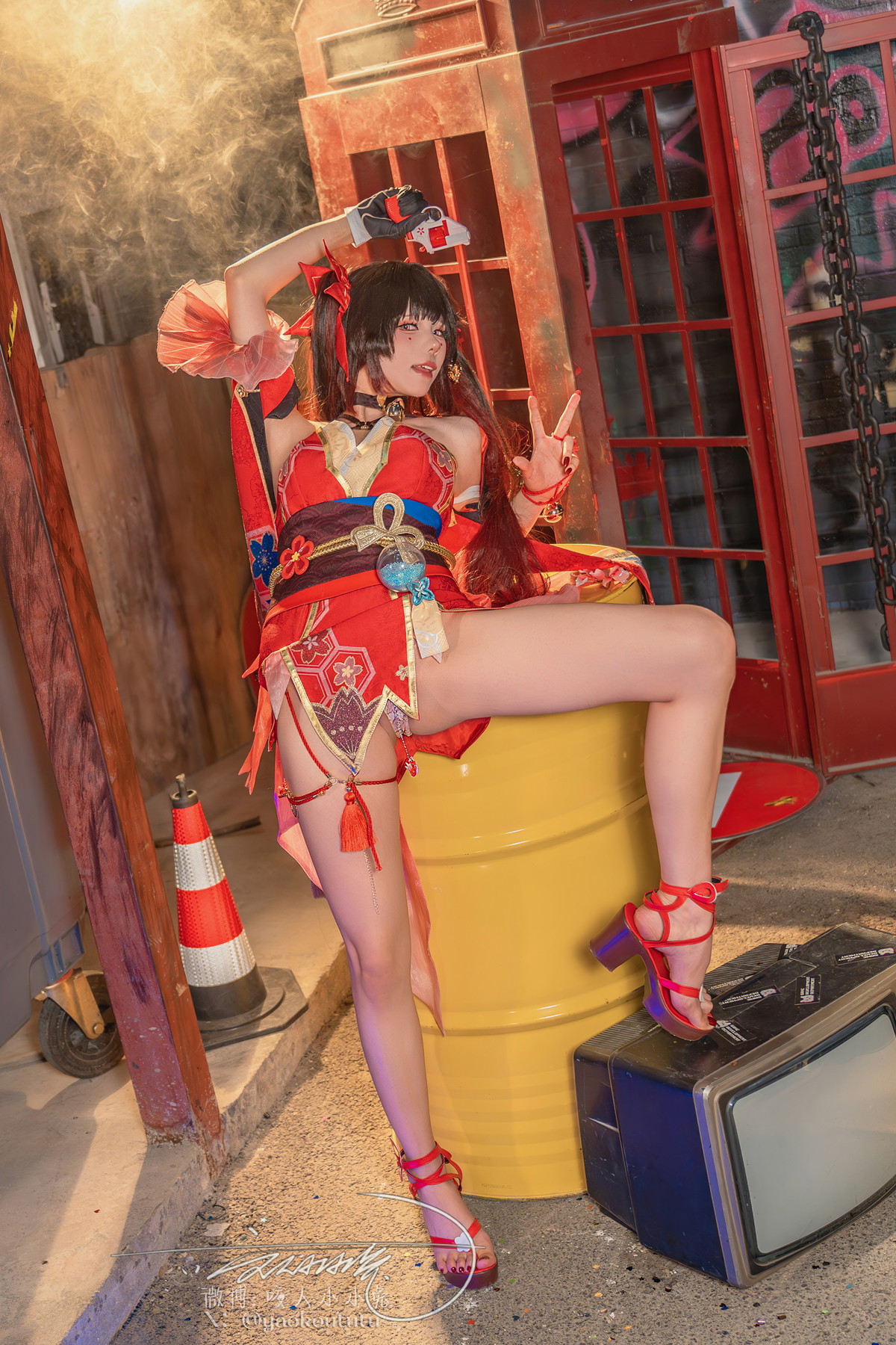 Cosplay 黏黏团子兔 星穹铁道-花火