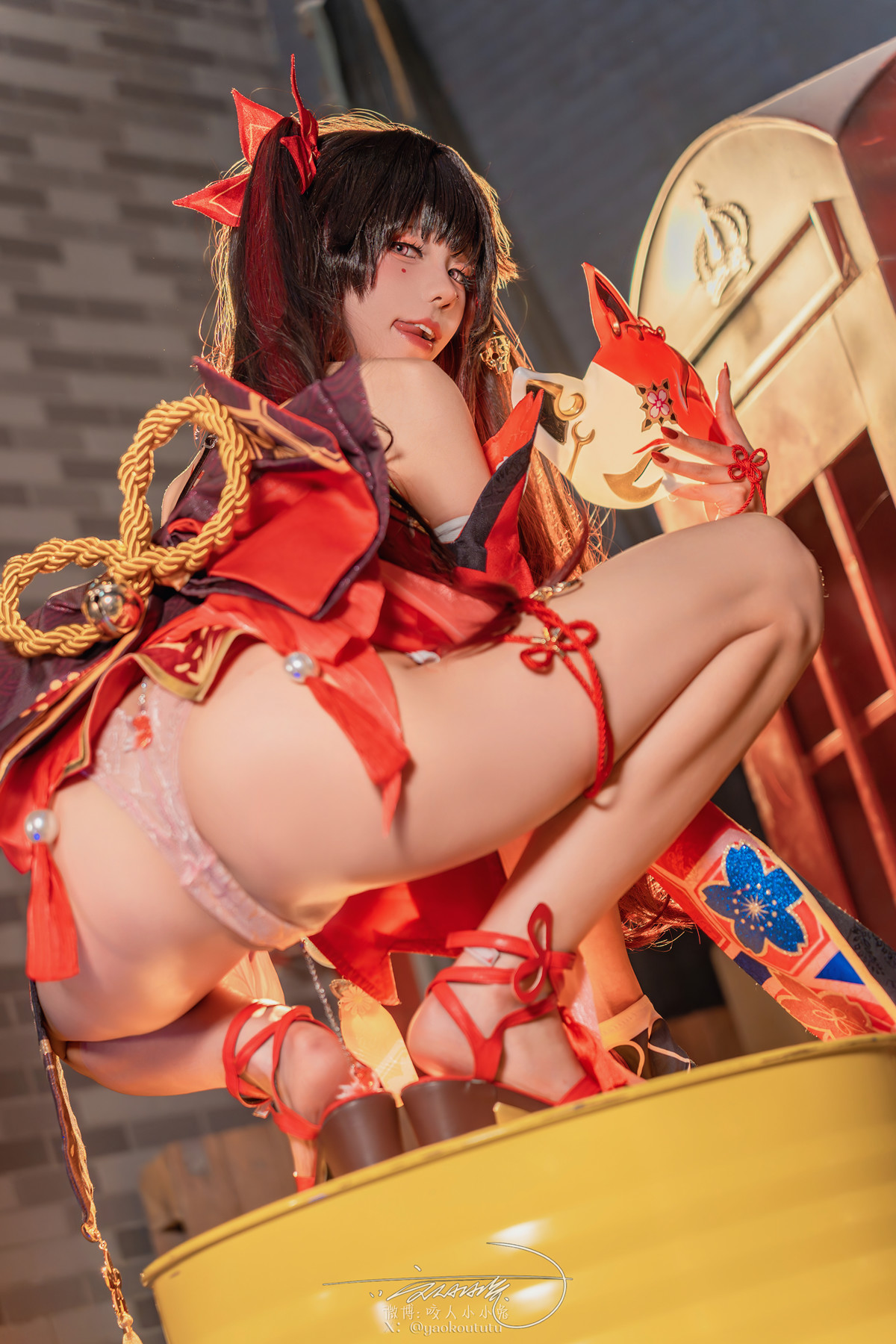 Cosplay 黏黏团子兔 星穹铁道-花火