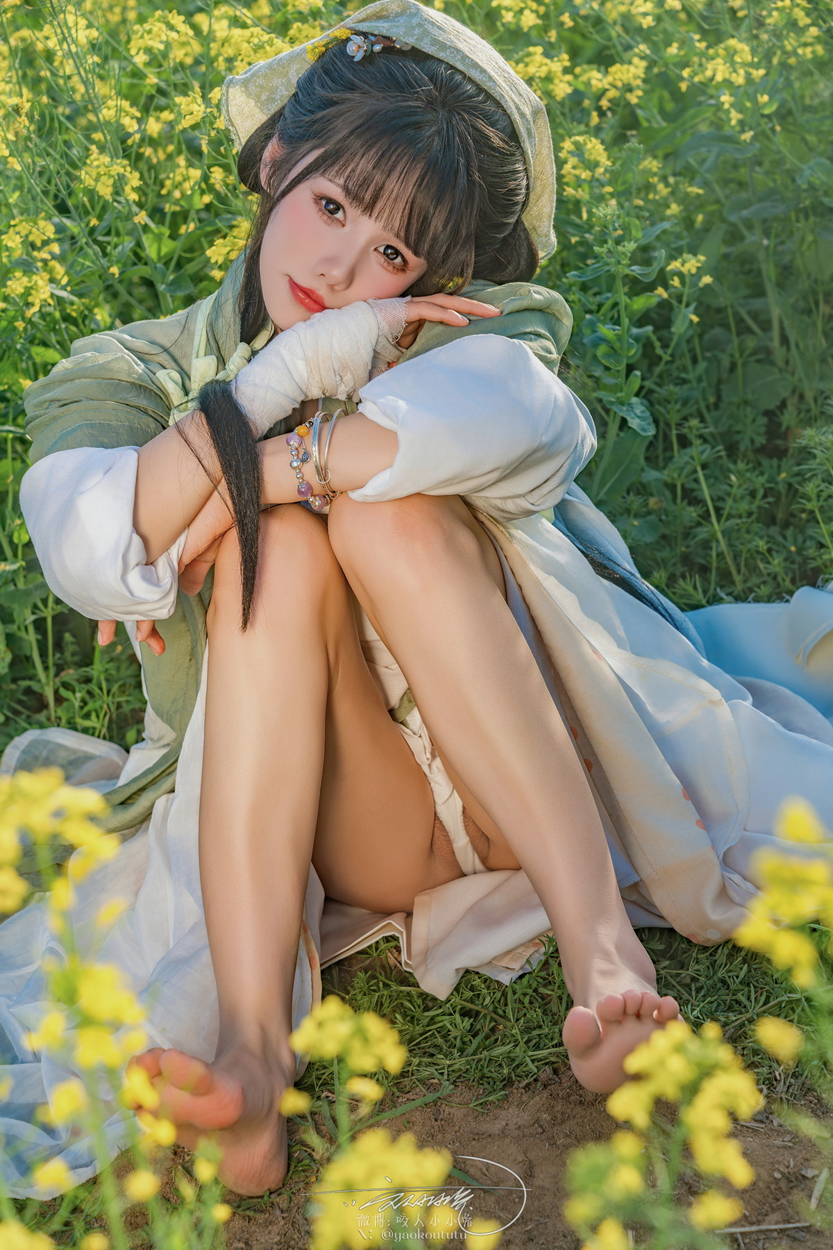 Cosplay 黏黏团子兔 田耕记