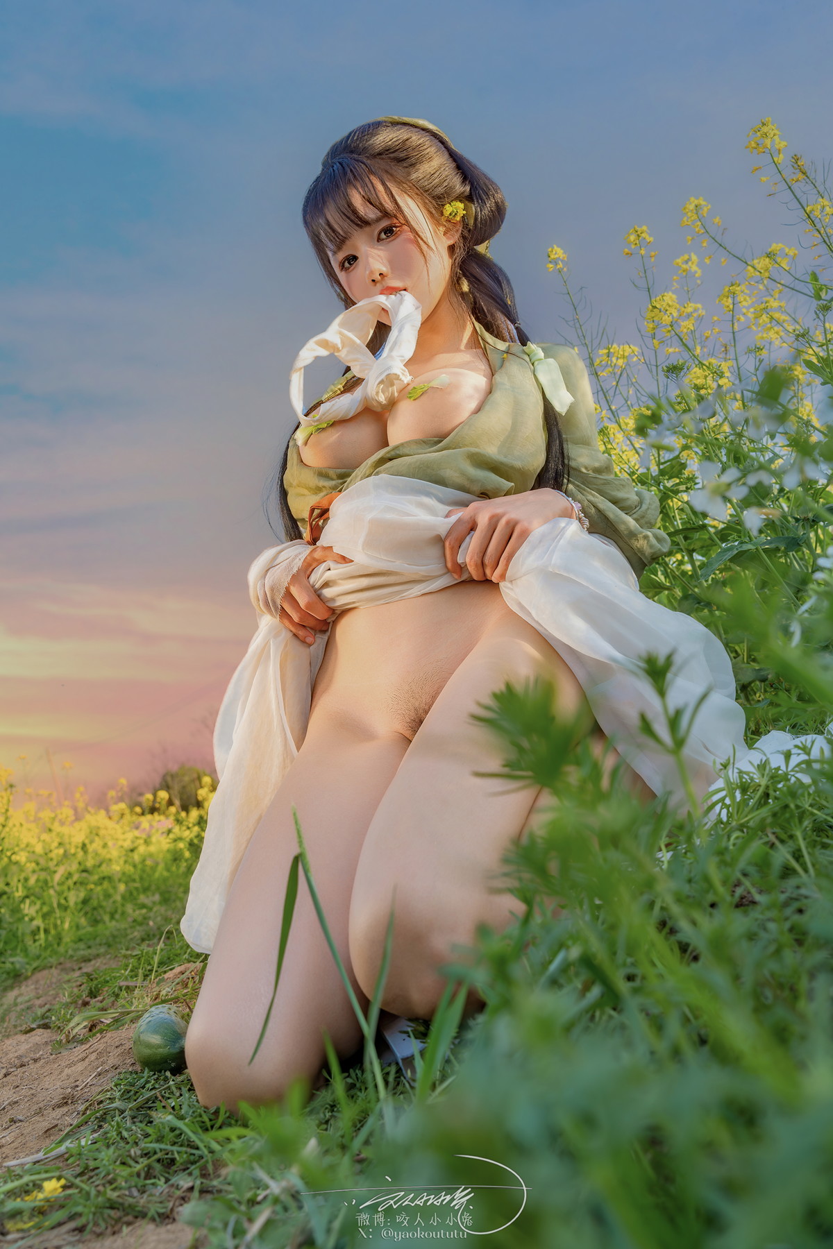 Cosplay 黏黏团子兔 田耕记