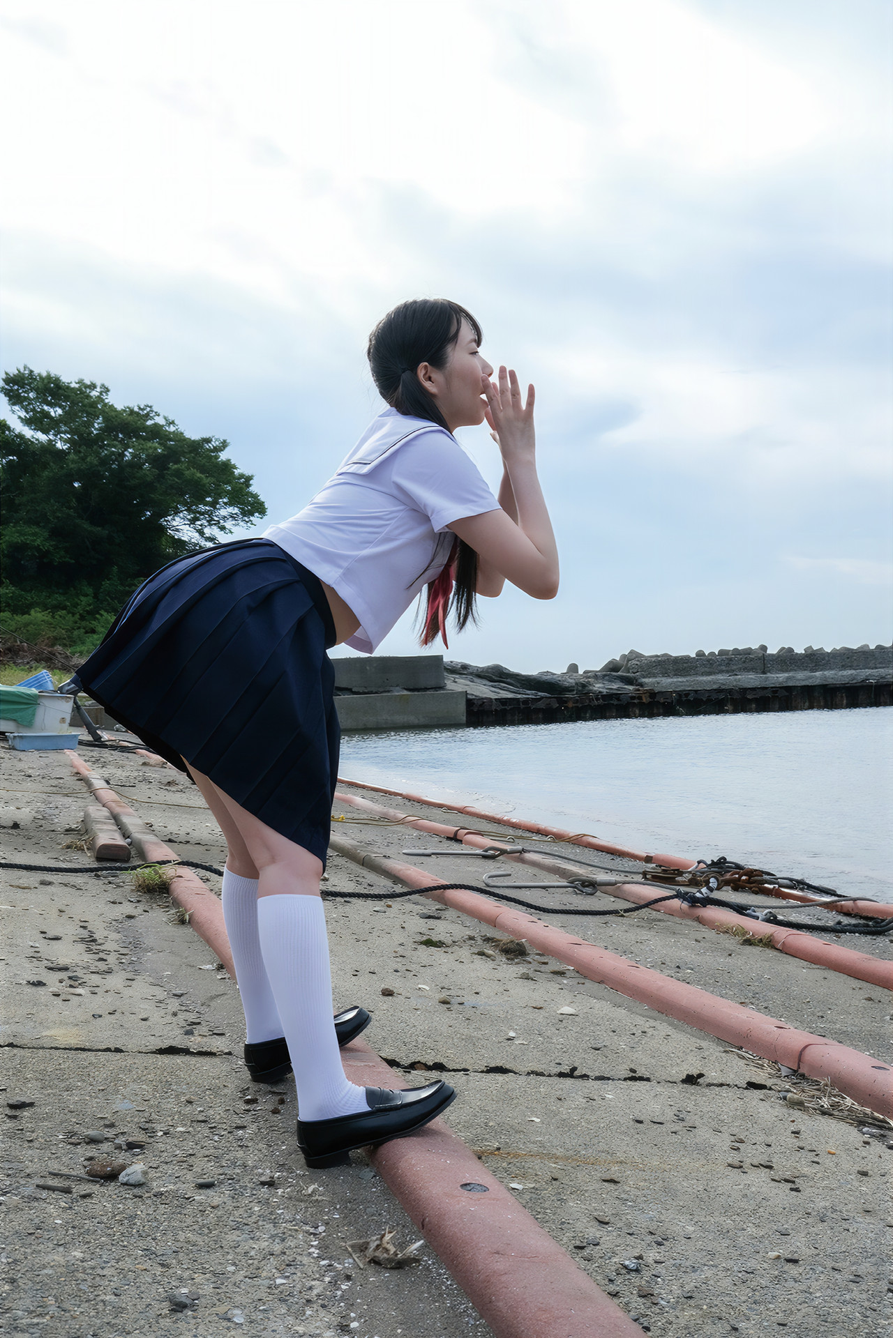 Kozue Minami 美波こづえ, オフィシャルグラビア写真集 [波の音] Set.01