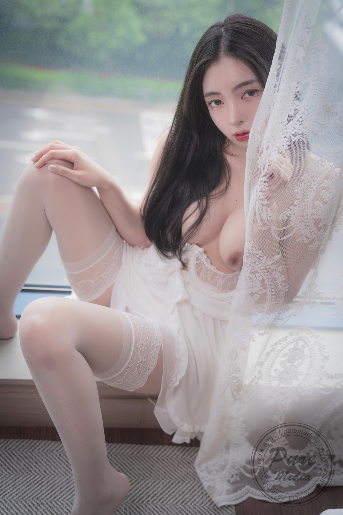 Mallang 말랑, PURE MEDIA Vol.288 ‘Moist Girl on Rainy Day’ Set.02