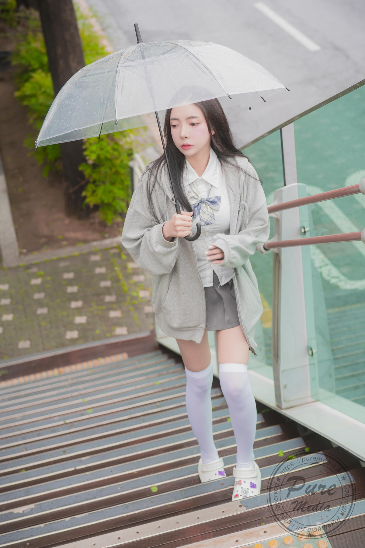 Mallang 말랑, PURE MEDIA Vol.288 ‘Moist Girl on Rainy Day’ Set.03