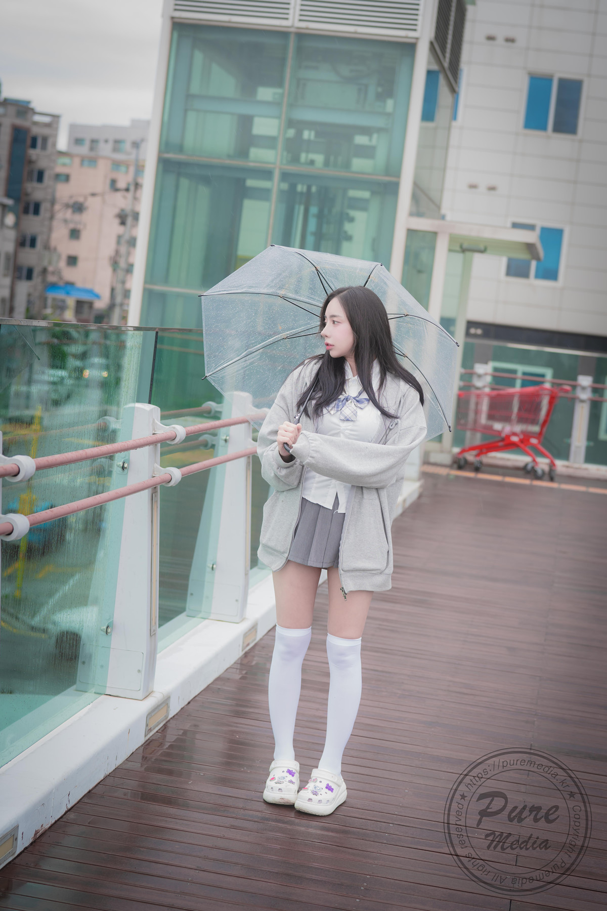 Mallang 말랑, PURE MEDIA Vol.288 ‘Moist Girl on Rainy Day’ Set.03