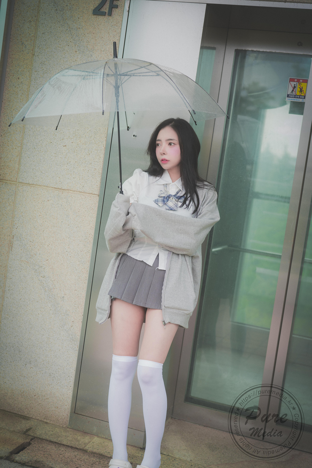 Mallang 말랑, PURE MEDIA Vol.288 ‘Moist Girl on Rainy Day’ Set.03