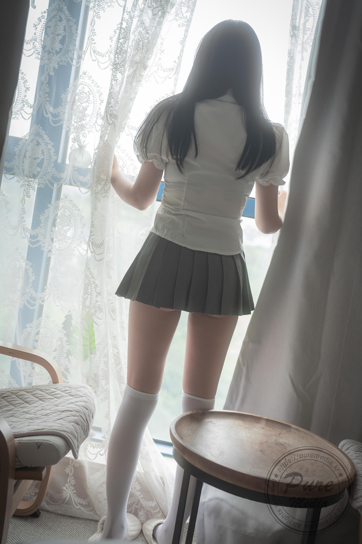 Mallang 말랑, PURE MEDIA Vol.288 ‘Moist Girl on Rainy Day’ Set.03