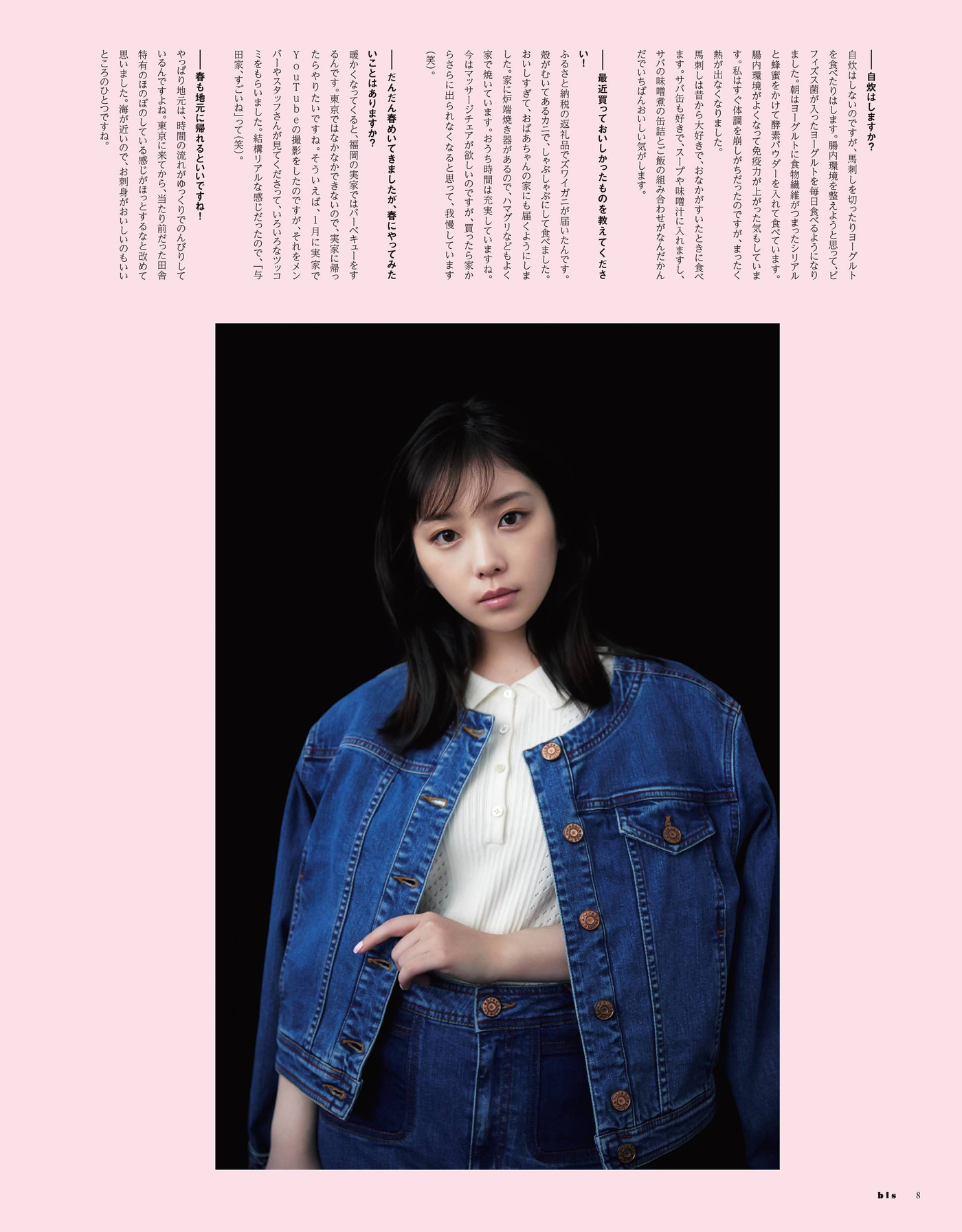 Yuki Yoda 与田佑希, BIS ビス Magazine 2022.05