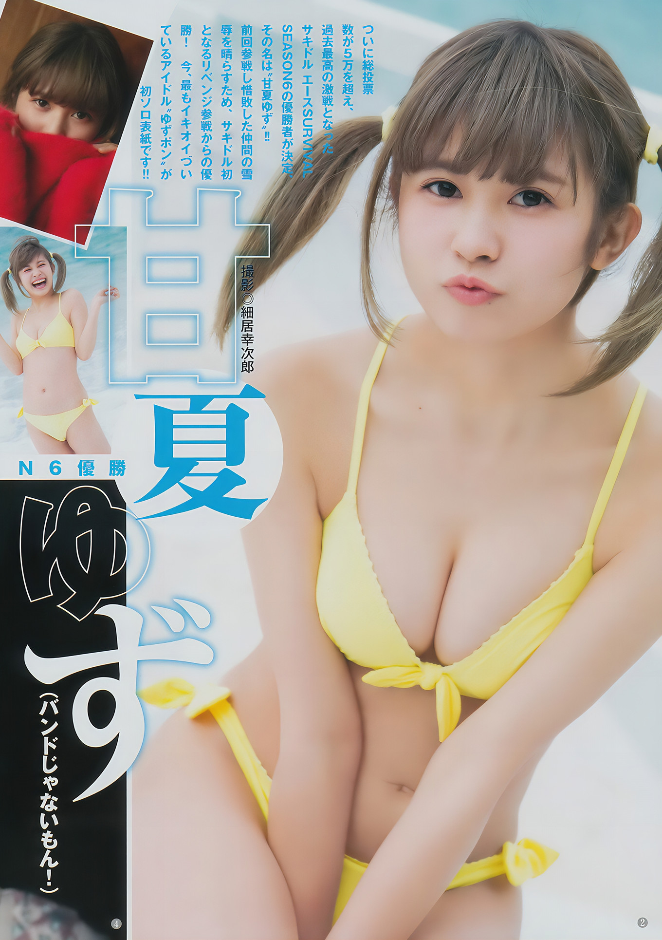 甘夏ゆず・郡司英里沙・鹿目凛, Young Jump 2017 No.15 (ヤングジャンプ 2017年15号)