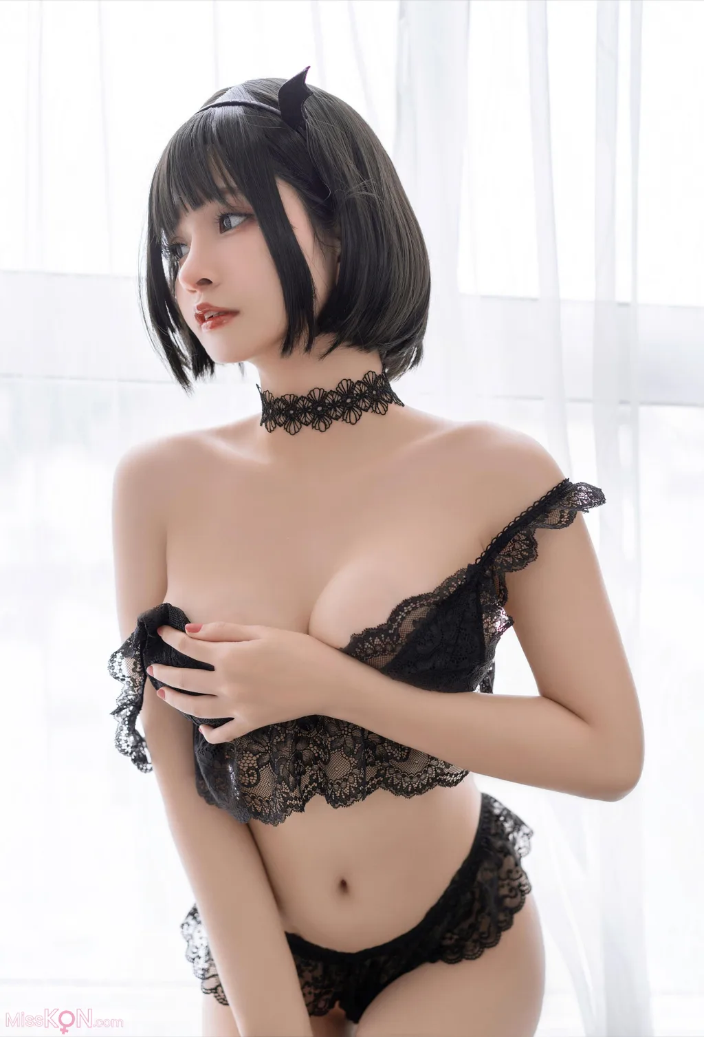 Coser@Azami_ Black Lace 黑色蕾丝