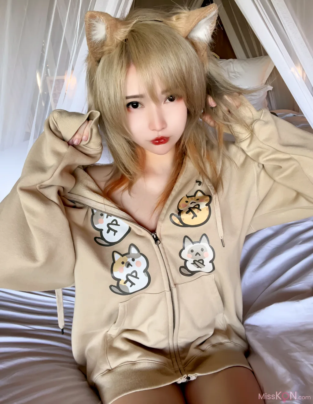 Coser@Potato Godzilla_ Casual Blonde Neko Chan M4sturbation NSFW