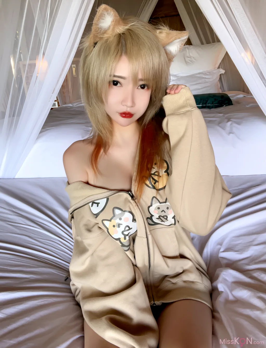 Coser@Potato Godzilla_ Casual Blonde Neko Chan M4sturbation NSFW