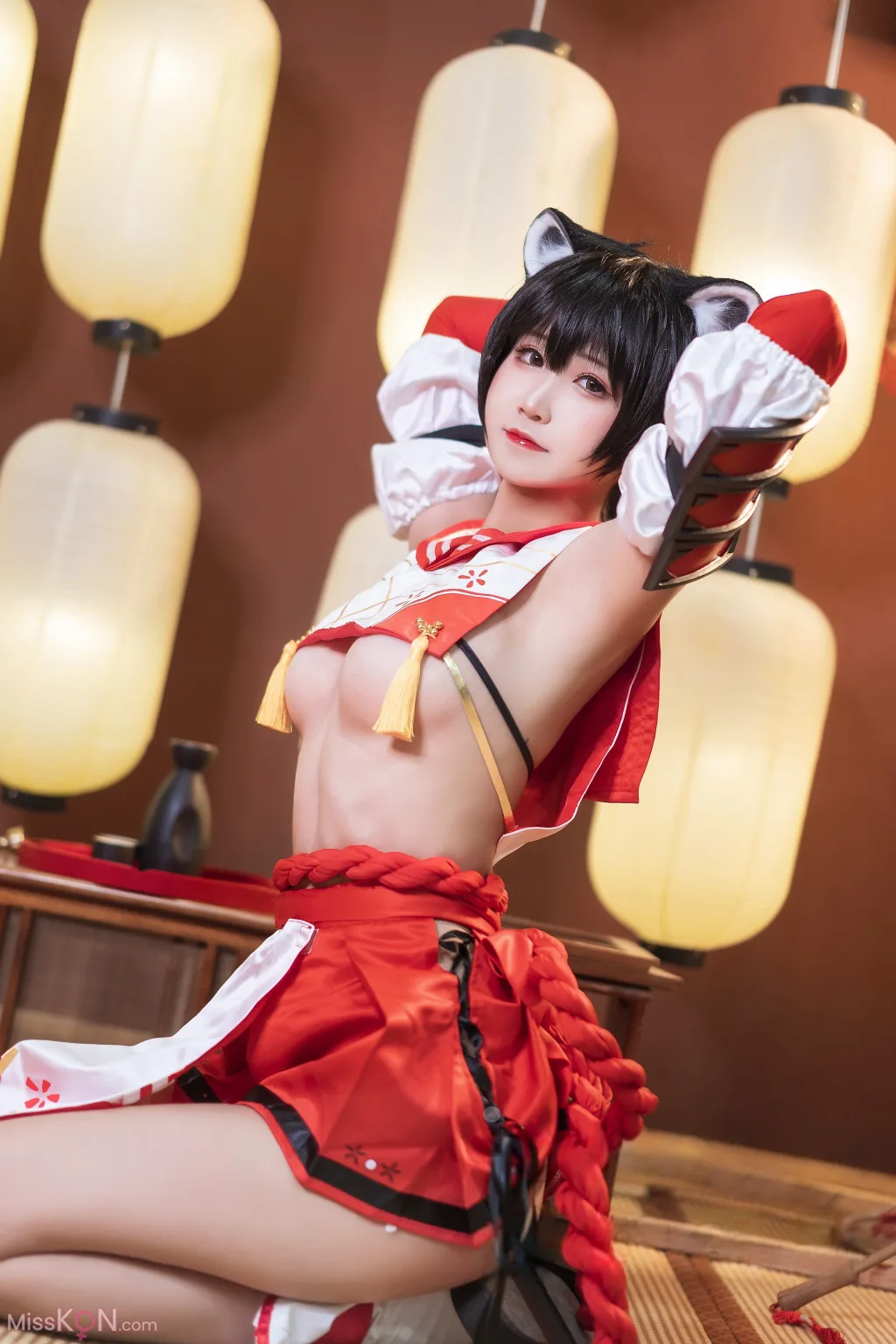 Coser@三度_69_ 蔚蓝档案 春日椿