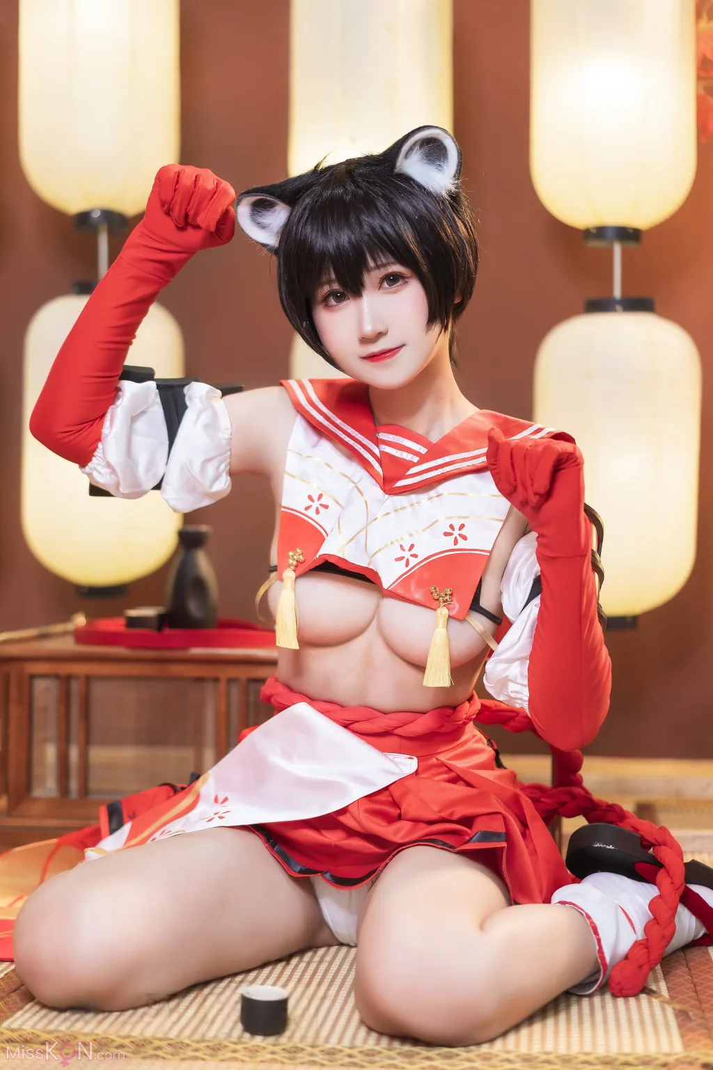 Coser@三度_69_ 蔚蓝档案 春日椿