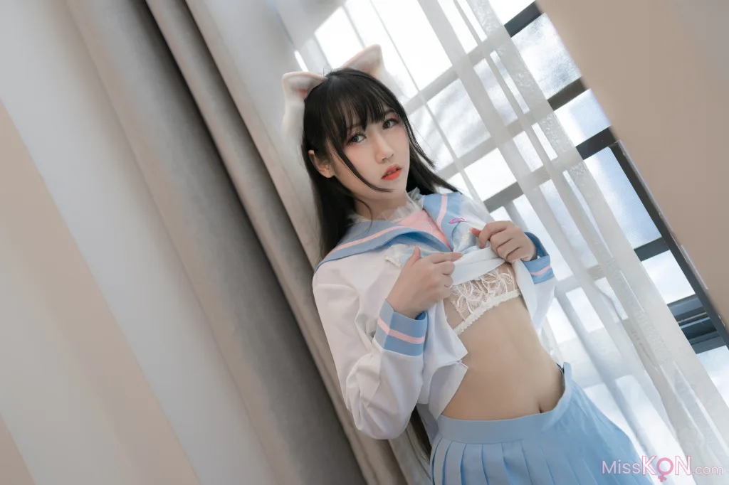 Coser@不呆猫_ 白色兔子JK