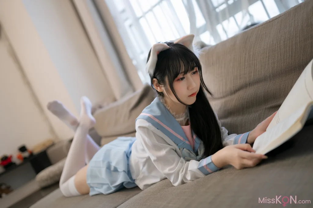 Coser@不呆猫_ 白色兔子JK