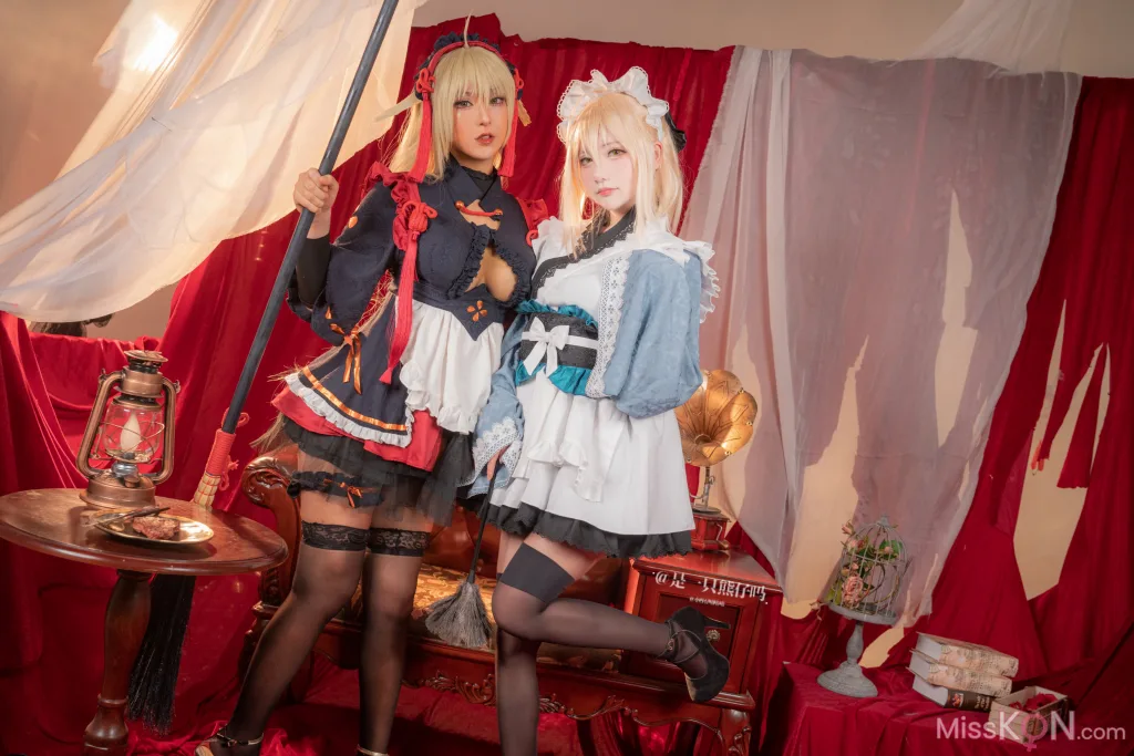 Coser@小容仔咕咕咕w & 是一只熊仔吗_ 冲田总司 魔神冲田 双人绳艺