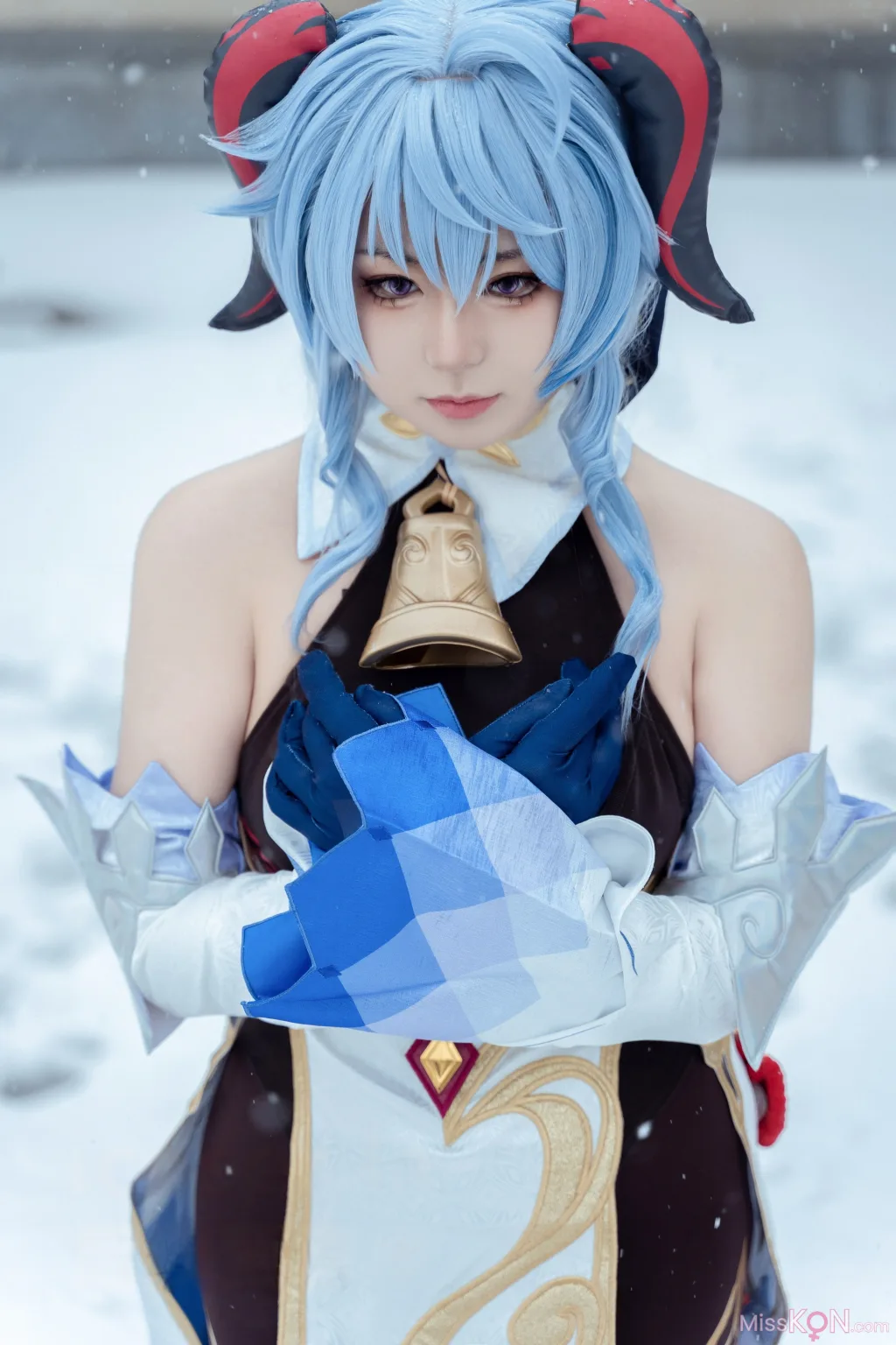 Coser@虎森森_ 原神 甘雨 雪景