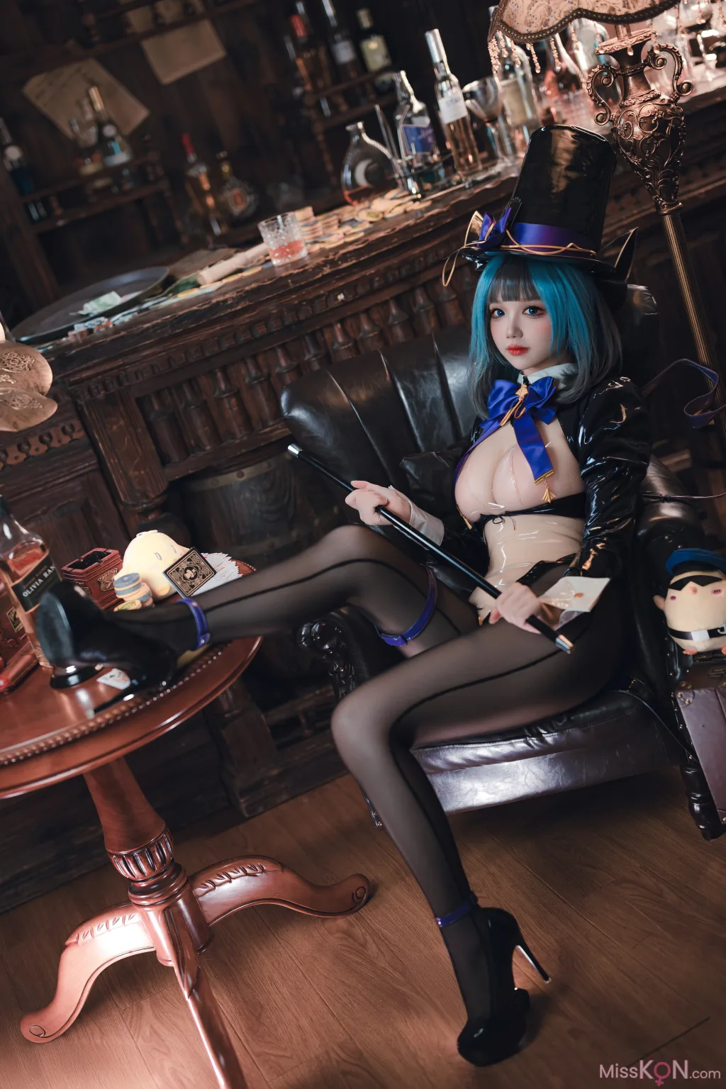 Coser@雪晴Astra_ 24万圣节 柴郡魔术师