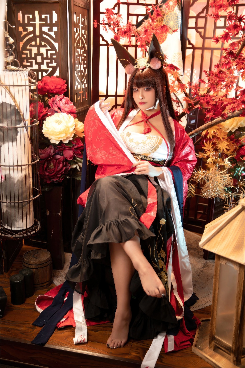 [Cosplay] LoLiSAMA 洛璃 - Akagi Asaoh Raihi 赤城 朝凰来仪