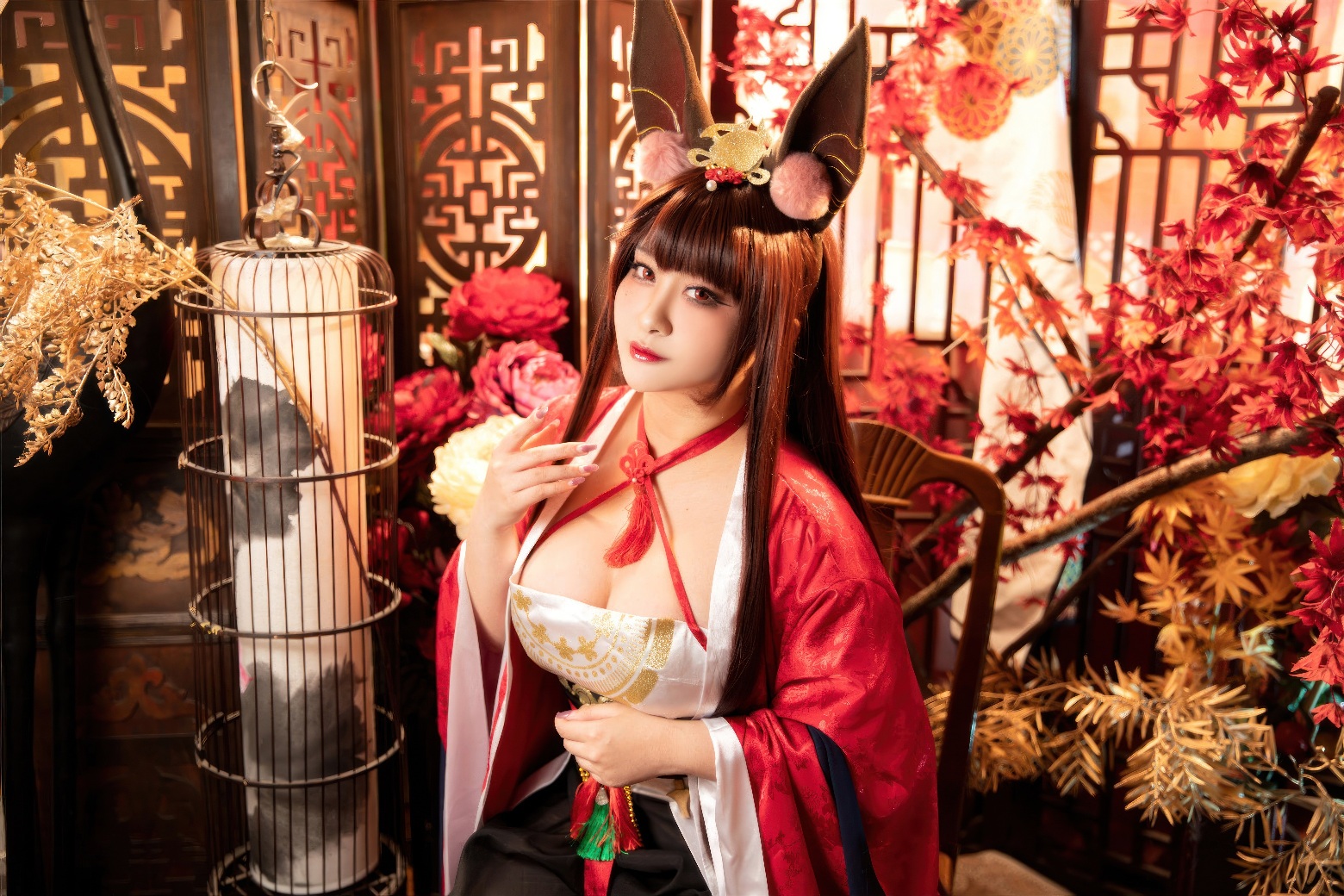 [Cosplay] LoLiSAMA 洛璃 - Akagi Asaoh Raihi 赤城 朝凰来仪