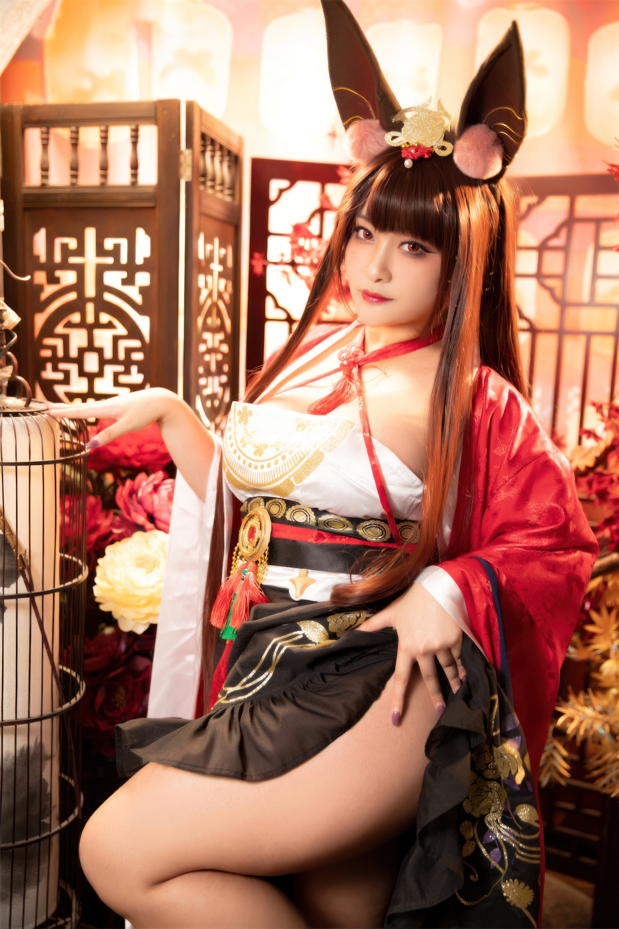 [Cosplay] LoLiSAMA 洛璃 - Akagi Asaoh Raihi 赤城 朝凰来仪