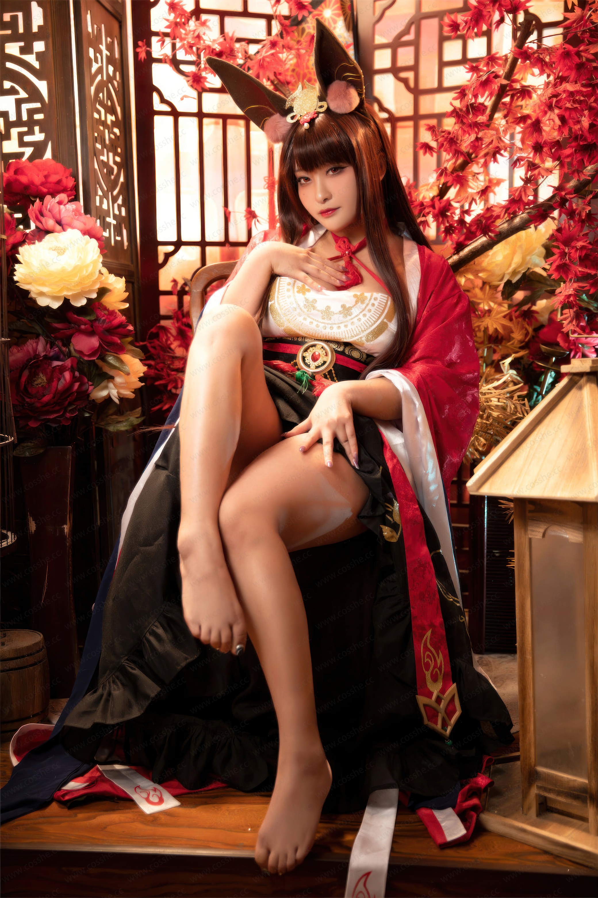 [Cosplay] LoLiSAMA 洛璃 - Akagi Asaoh Raihi 赤城 朝凰来仪
