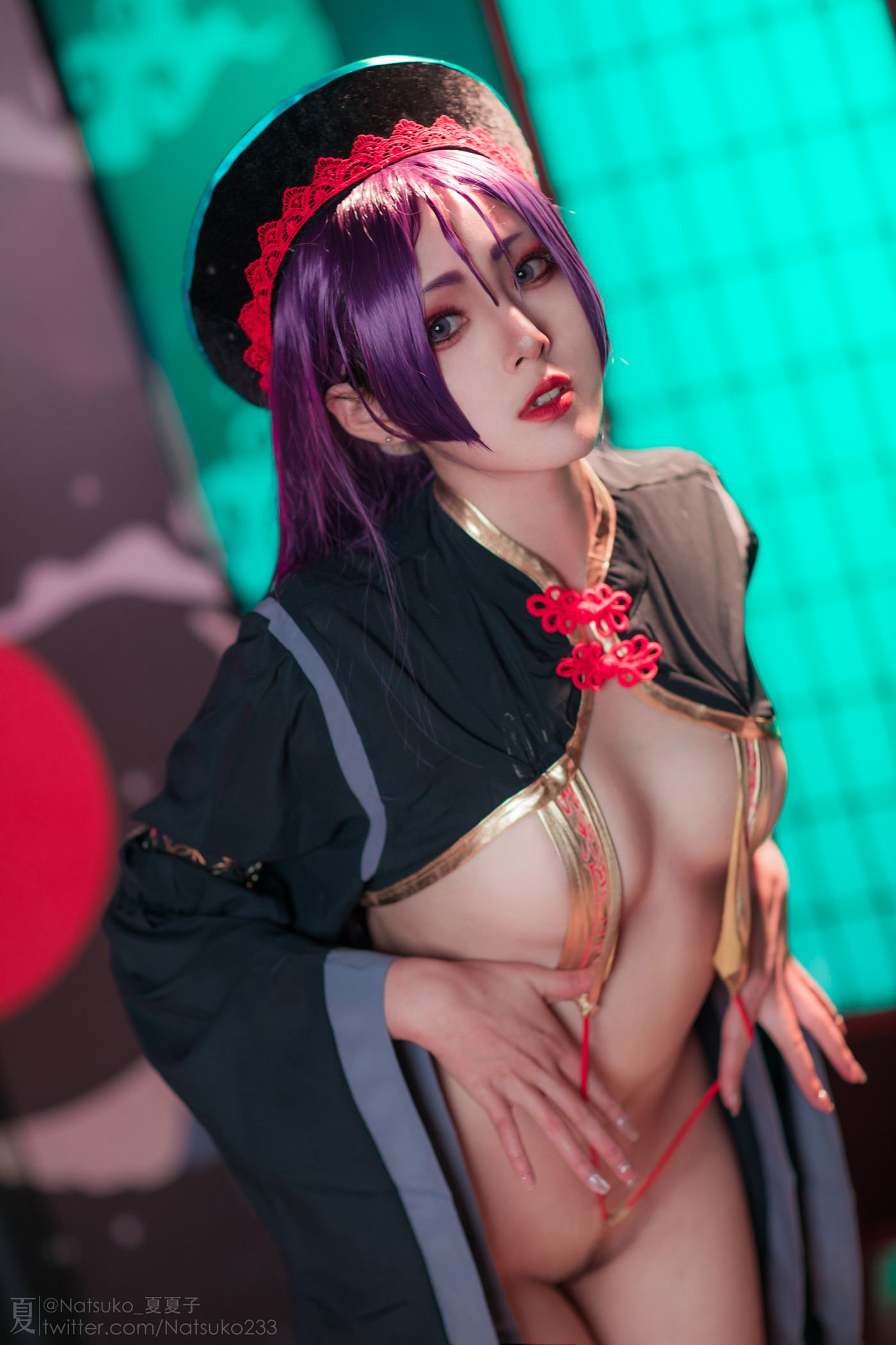 Cosplay Natsuko夏夏子 源赖光 僵尸同人