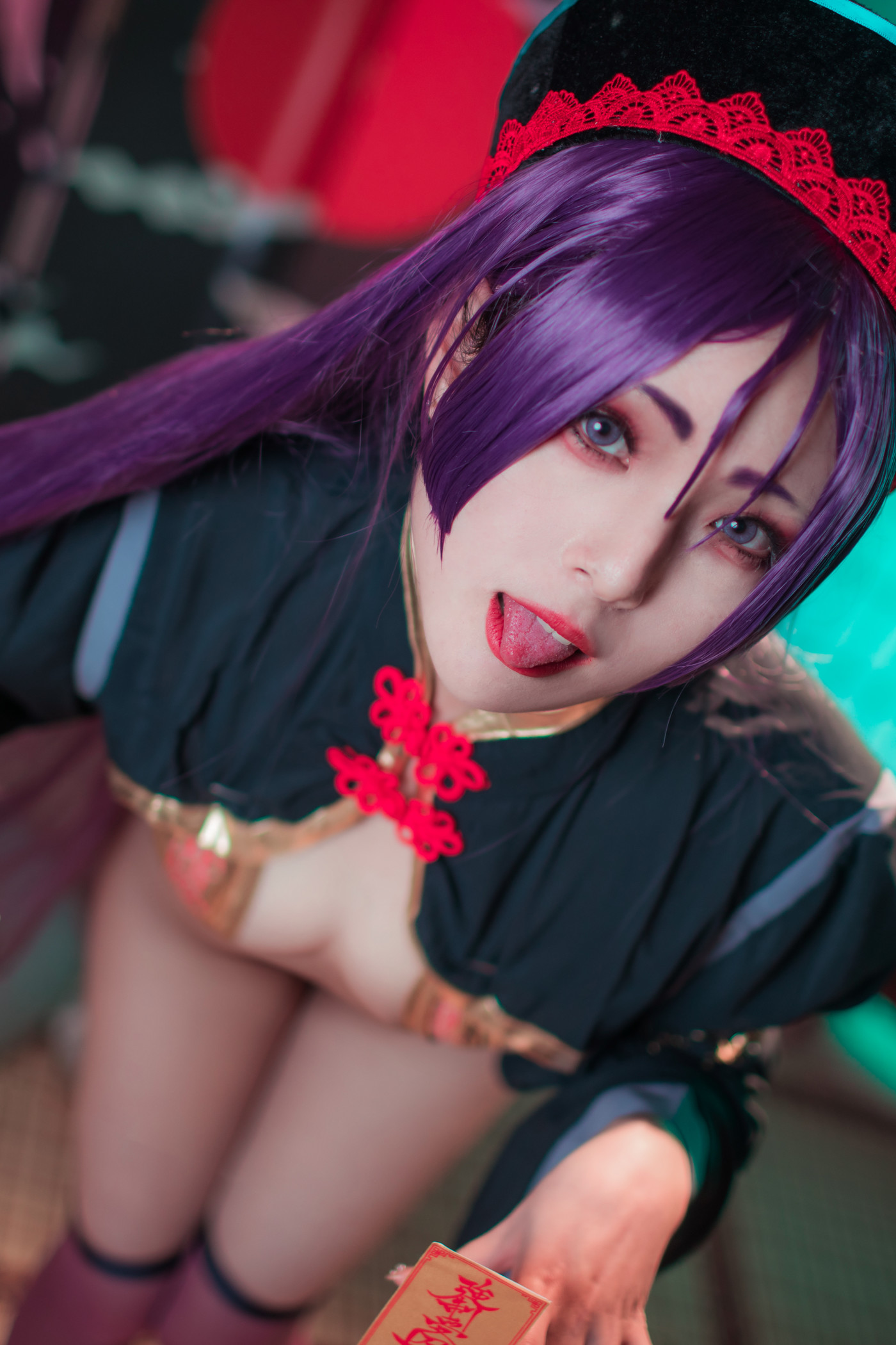 Cosplay Natsuko夏夏子 源赖光 僵尸同人