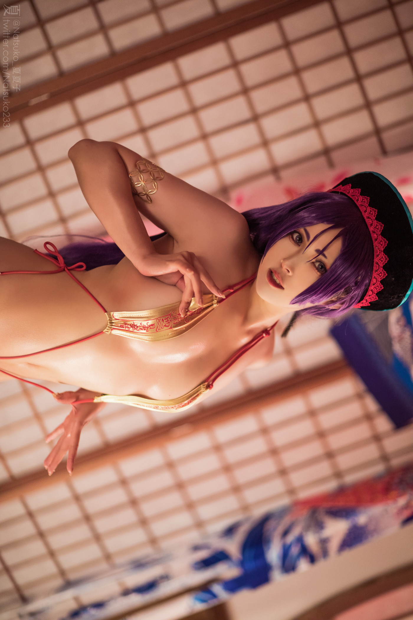 Cosplay Natsuko夏夏子 源赖光 僵尸同人