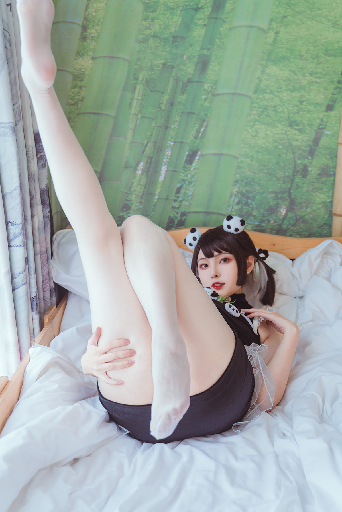 Cosplay Natsuko夏夏子 熊猫女仆