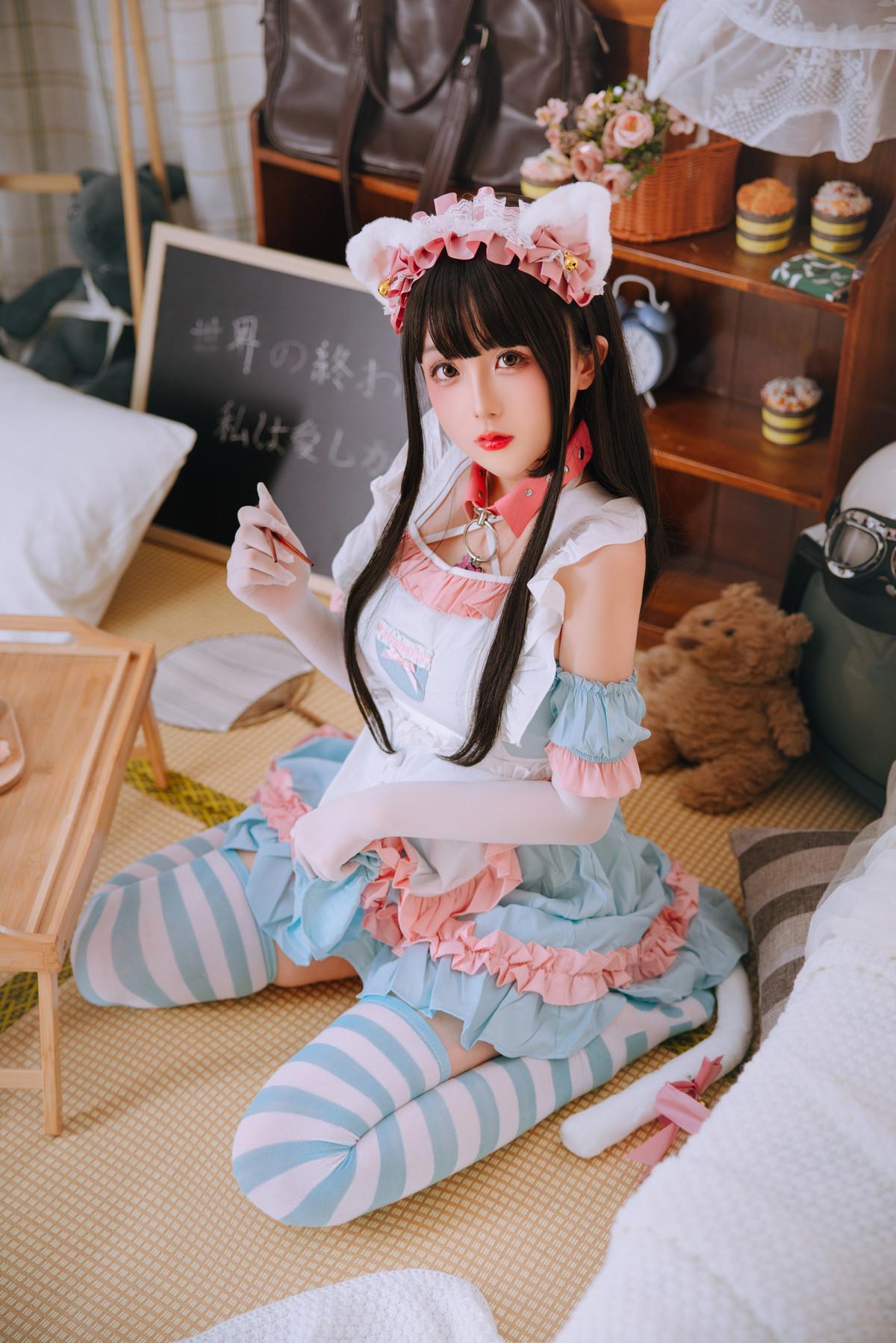 Cosplay Rinaijiao日奈娇 兔尾女仆