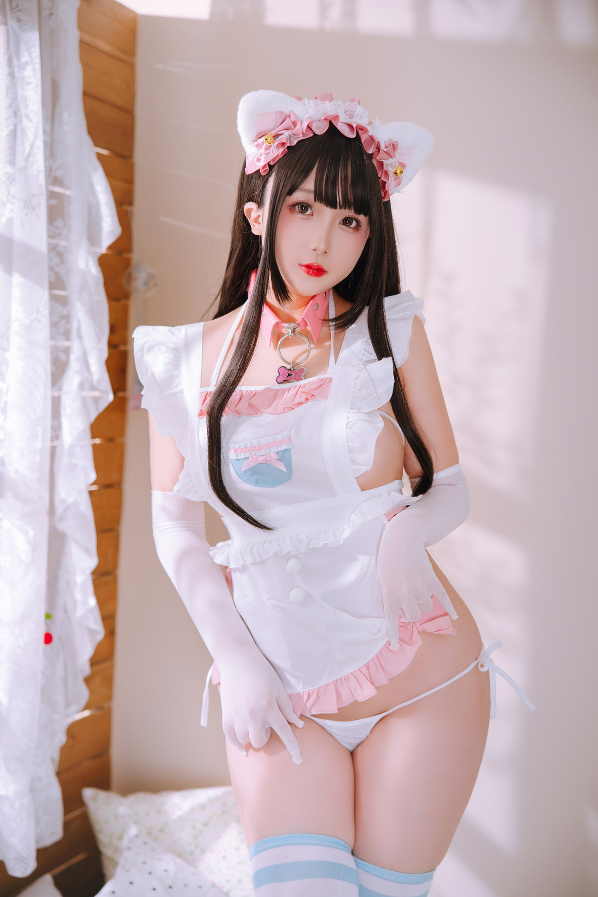 Cosplay Rinaijiao日奈娇 兔尾女仆