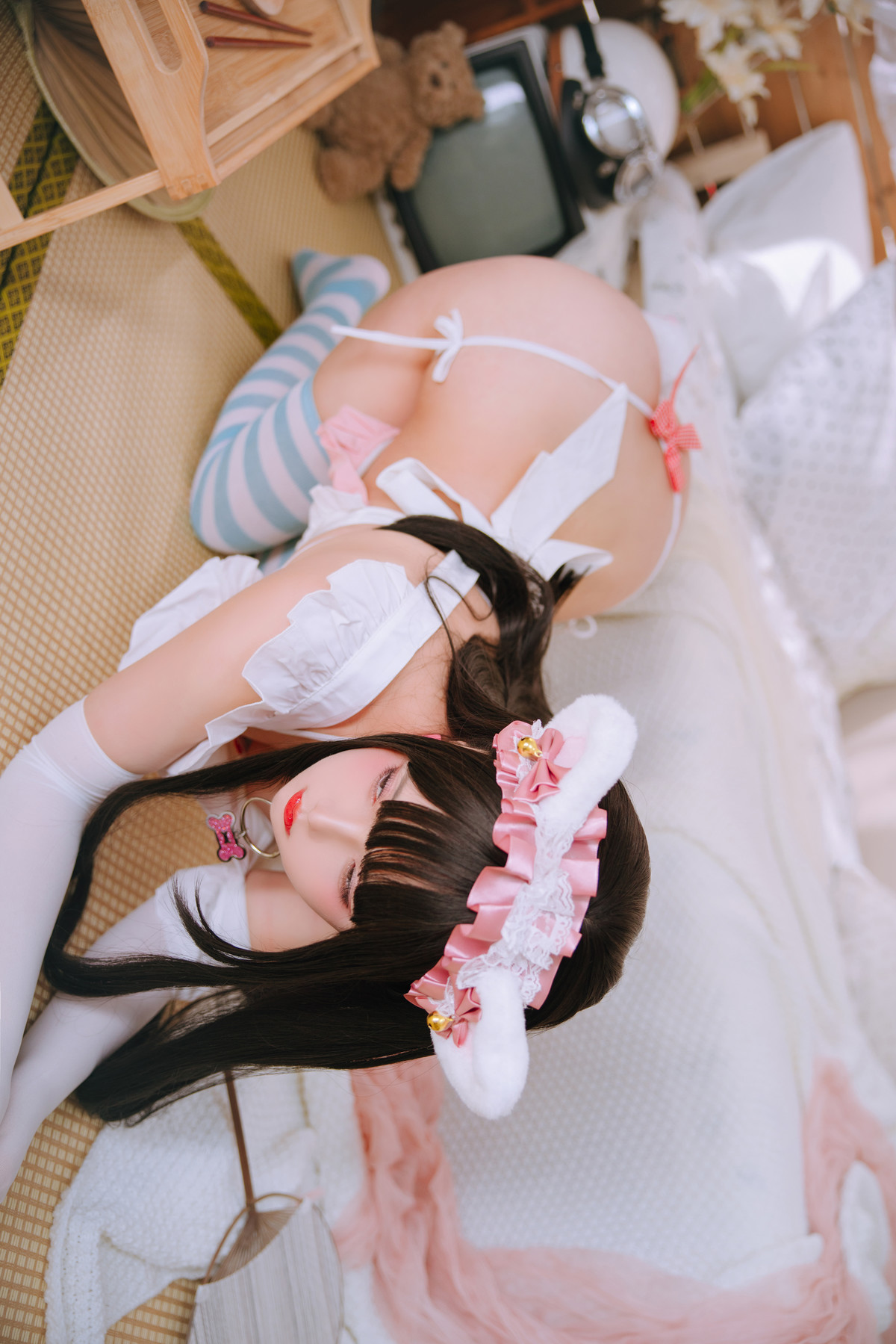 Cosplay Rinaijiao日奈娇 兔尾女仆