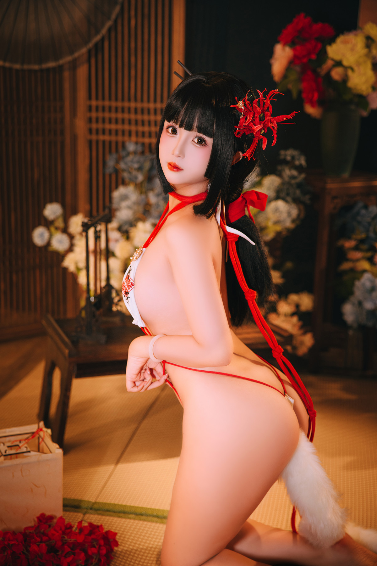 Cosplay Rinaijiao日奈娇 花魁狐妖 Set.01