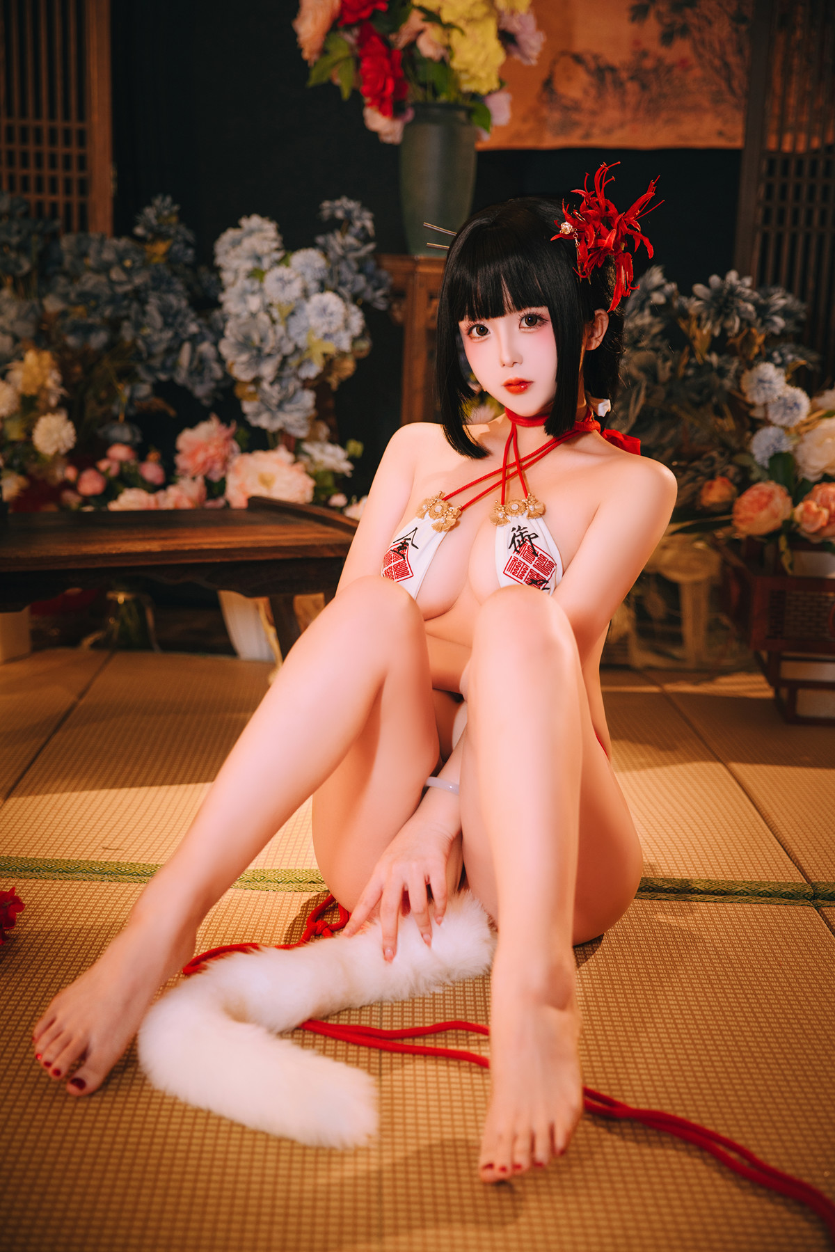 Cosplay Rinaijiao日奈娇 花魁狐妖 Set.01