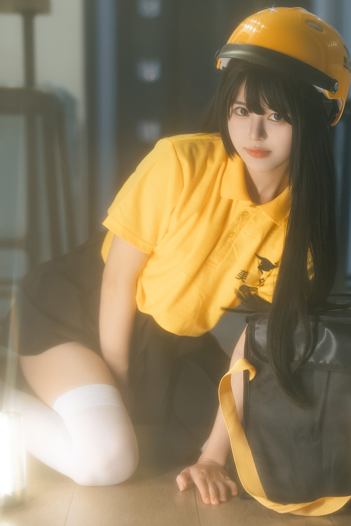 Cosplay Rua阮阮 外卖员 Delivery Girl