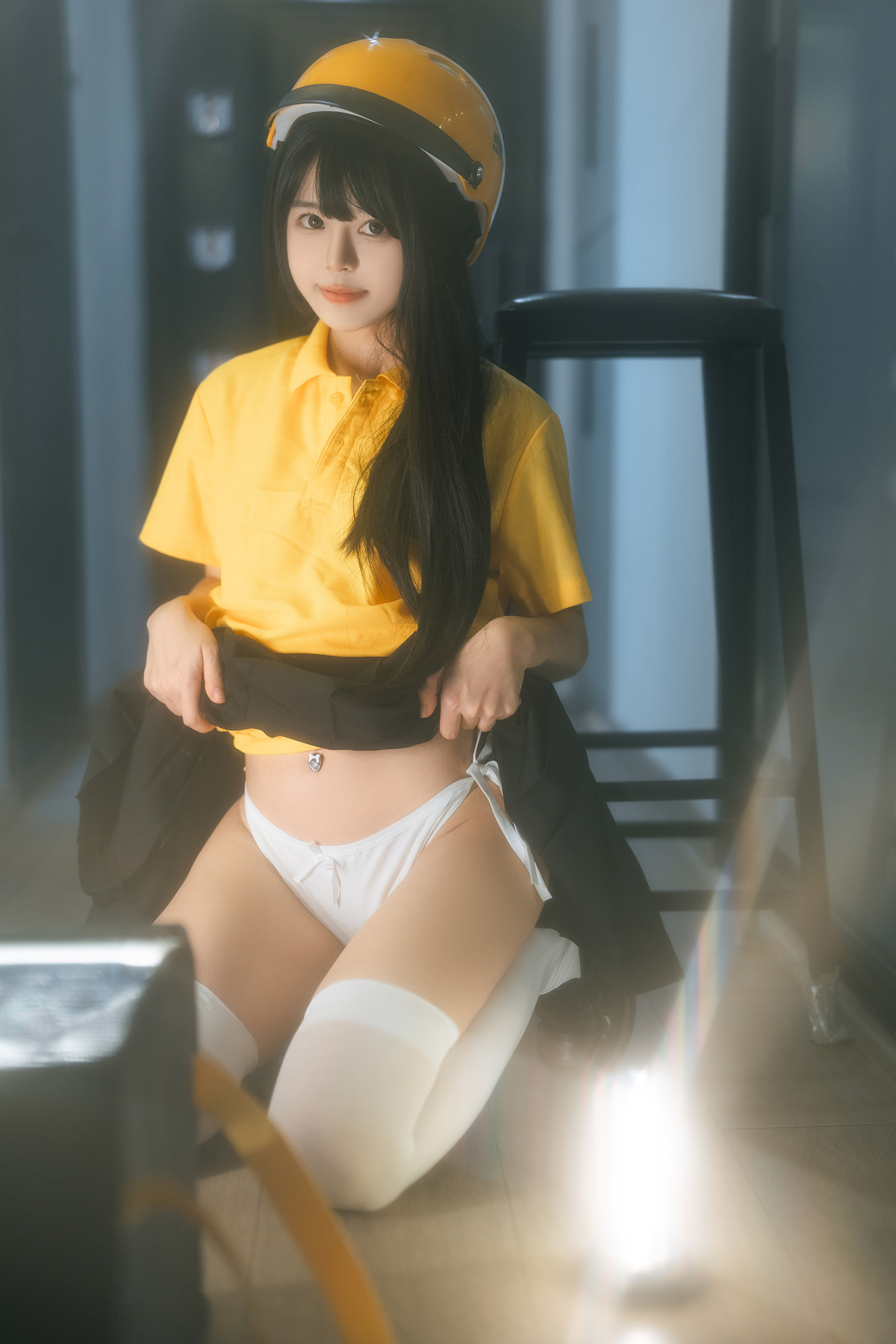 Cosplay Rua阮阮 外卖员 Delivery Girl