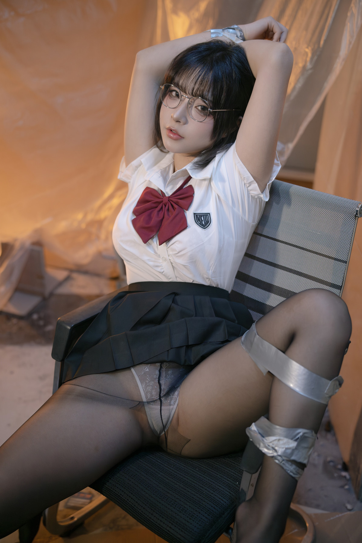 Cosplay Yuuhui玉汇 电梯间 尾行 Set.01