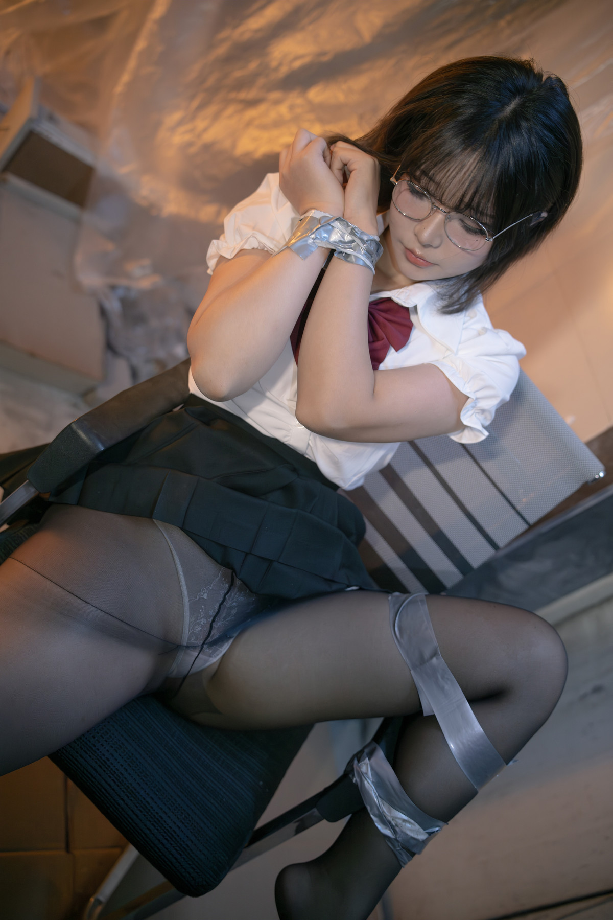 Cosplay Yuuhui玉汇 电梯间 尾行 Set.01