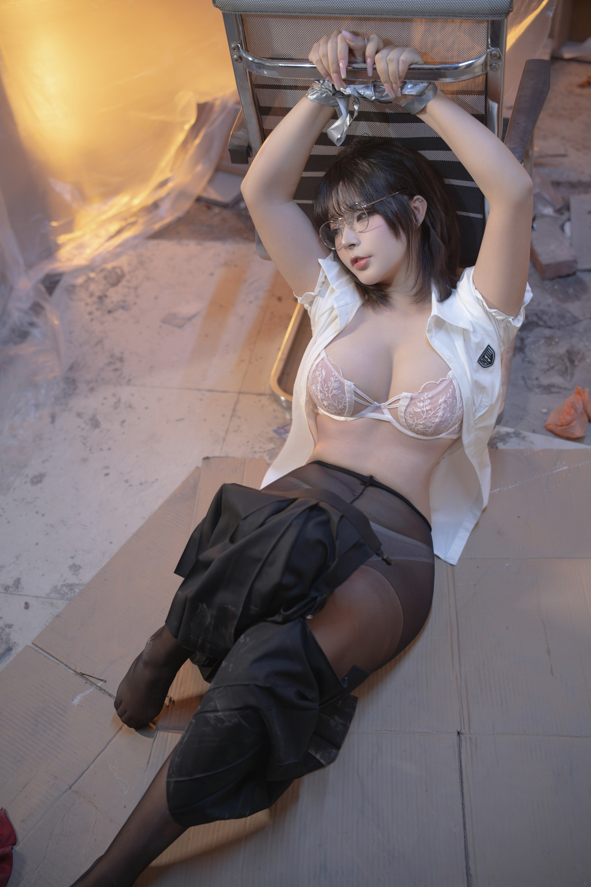 Cosplay Yuuhui玉汇 电梯间 尾行 Set.01